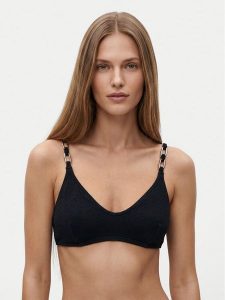 MICHAEL Michael Kors Góra od bikini MM06307 Czarny. Czarne bikini MICHAEL Michael Kors, bez wzorów, z syntetyku. Za 375,99 zł.