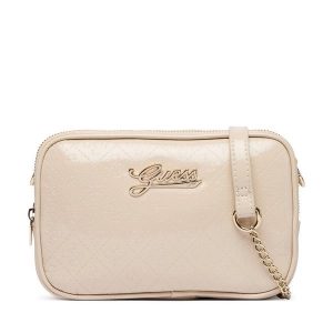 Torebka Guess. Brązowe listonoszki Guess, z aplikacjami, bez dodatków. Za 234,99 zł.