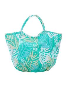 Overbeck and Friends Shopper bag "Paloma" w kolorze turkusowym - 63 x 45 x 29 cm rozmiar: onesize. Niebieskie shopper bag Overbeck and Friends, bez wzorów, z materiału, bez dodatków. Za 114,95 zł.