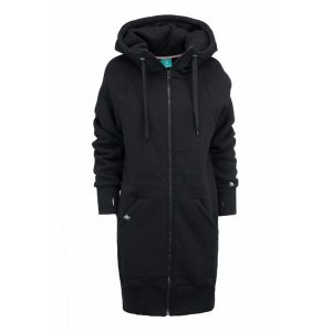 Bluza sportowa rozpinana z kapturem damska DEEP TRIP Luzak. Czarne bluzy DEEP TRIP, m, bez wzorów, z kapturem. Za 389,00 zł.