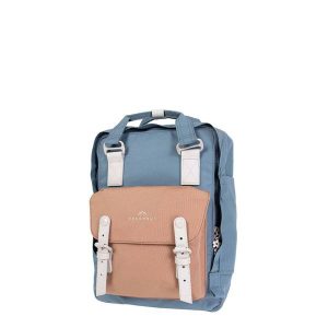 Plecak miejski Doughnut Macaroon Monet Series - dusty blue/mushroom. Niebieskie plecaki Doughnut. Za 314,99 zł.