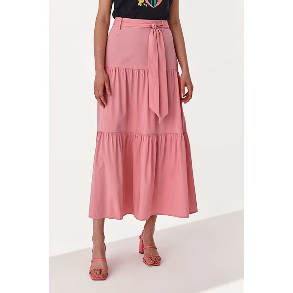 TATUUM Spódnica w kolorze jasnoróżowym rozmiar: 42. Różowe spódnice Tatuum, bez wzorów, z tkaniny, maxi. Za 122,38 zł.