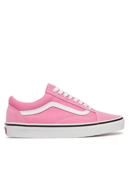 Vans Tenisówki Old Skool VN000D6WFRQ1 Różowy. Czerwone trampki Vans, bez wzorów, ze skóry, bez zapięcia. Za 350,99 zł.