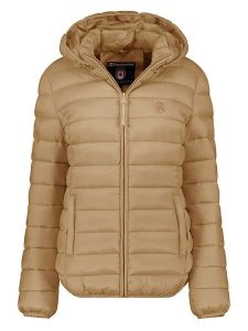 Canadian Peak Kurtka pikowana "Akitaleak" w kolorze jasnobrązowym rozmiar: M. Brązowe kurtki Canadian Peak, m, bez wzorów, bez kaptura. Za 113,99 zł.