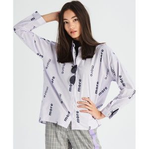 Koszula oversize - Fioletowy. Koszule marki Sinsay. Za 39,99 zł.