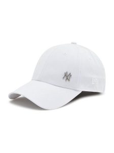 New Era Czapka z daszkiem Mlb Flawess Logo B 11209938 Biały. Białe czapki New Era, bez wzorów, z materiału. Za 89,99 zł.