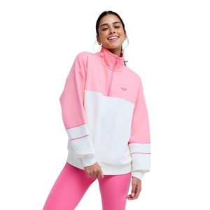 Bluza dla Kobiety ESS ENERGY NEW Różowy. Czerwone bluzy Roxy, bez wzorów, z bawełny, bez kaptura. Za 319,99 zł.