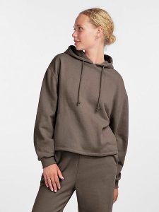 Pieces Bluza "Chilli" w kolorze brązowym rozmiar: L. Brązowe bluzy Pieces, l, bez wzorów, z kapturem. Za 92,95 zł.