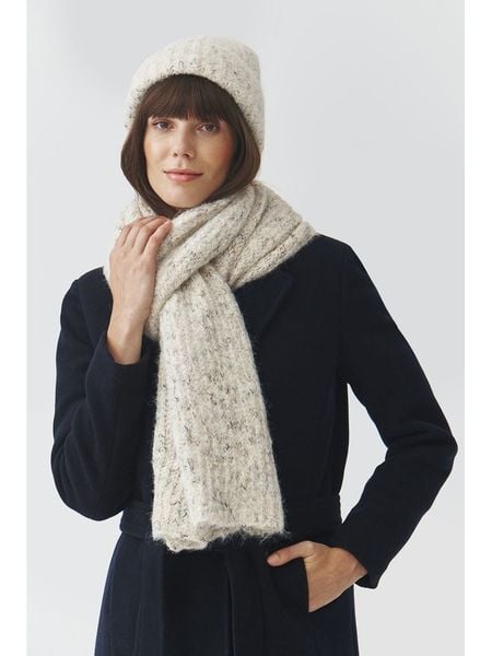 TATUUM Szal "Melis" w kolorze kremowym - 195 x 32 cm rozmiar: onesize. Brązowe szaliki Tatuum, bez wzorów, z materiału. Za 126,45 zł.