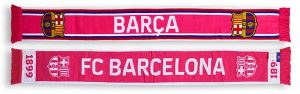 Szalik Barcelona dwustronny - oficjalny licencjonowany. Czerwone szaliki FC BARCELONA, bez wzorów, z bawełny. Za 118,98 zł.