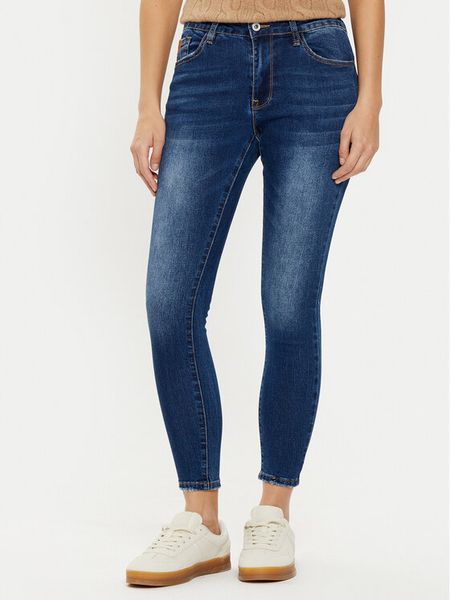 Please Jeansy P8361HOM31 Granatowy Skinny Fit. Niebieskie jeansy Please, bez wzorów, z bawełny. Za 209,99 zł.
