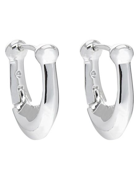 Coach Kolczyki 37351447RHO030 Srebrny. Szare kolczyki Coach, metalowe. Za 119,99 zł.