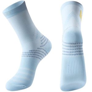 Skarpetki rowerowe kolarskie antybakteryjne Rockbros RB4900 unisex. Niebieskie skarpetki ROCKBROS, bez wzorów. Za 29,90 zł.