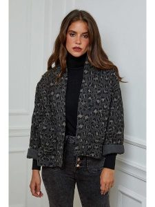 L'armoire de Suzette Kurtka przejściowa w kolorze antracytowym rozmiar: 34/36. Czarne kurtki L'armoire de Suzette, l, bez wzorów, z bawełny, bez kaptura. Za 192,79 zł.