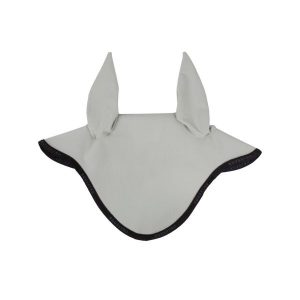 Czapka z muchą dla koni Equestro Gp. Czarne czapki EQUESTRO, bez wzorów, z poliamidu, eleganckie. Za 72,50 zł.
