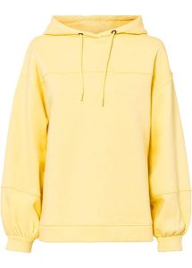 Bluza z kapturem oversized, z miękkiego materiału z bawełną. Zielone bluzy bonprix, bez wzorów, z bawełny, z kapturem. Za 99,99 zł.