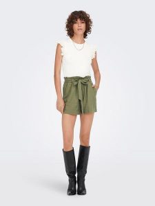 JDY Szorty w kolorze khaki rozmiar: 36. Brązowe szorty JDY, bez wzorów, z tkaniny. Za 90,45 zł.