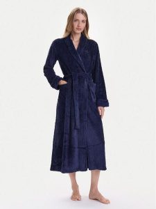 LAUREN RALPH LAUREN Szlafrok ILN52455F Granatowy. Niebieskie szlafroki Lauren Ralph Lauren, l, bez wzorów, z syntetyku, bez kaptura. Za 389,99 zł.