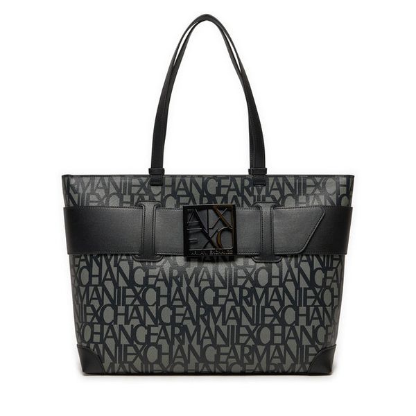 Torebka Armani Exchange. Czarne torebki klasyczne Armani Exchange, bez wzorów, bez dodatków. Za 579,99 zł.