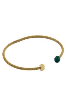 TOUS Bransoletka Icon Mesch 1004507840 Złoty. Żółte bransoletki Tous, srebrne. Za 389,99 zł.