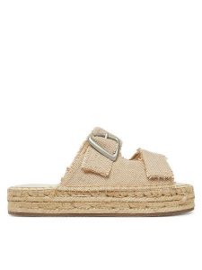 EMU Australia Espadryle Ayers W13168 Beżowy. Brązowe espadryle EMU Australia, bez wzorów, z materiału, bez obcasa. Za 359,99 zł.