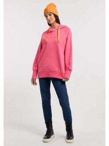 ELBSAND Bluza "Svana" w kolorze różowym rozmiar: M. Różowe bluzy ELBSAND, m, bez wzorów, z kapturem. Za 184,46 zł.