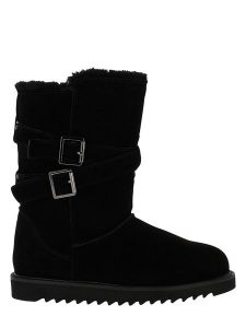 NICEBAY Skórzane kozaki zimowe "Mells Waterproof" w kolorze czarnym rozmiar: 39. Czarne kozaki NICEBAY, na zimę, bez wzorów, z materiału, bez obcasa, bez zapięcia. Za 276,71 zł.