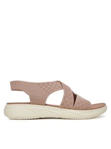 Clara Barson Sandały R25SS02836 Różowy. Czerwone sandały Clara Barson, bez wzorów, z materiału, bez obcasa, na płaskiej podeszwie, bez zapięcia. Za 103,99 zł.