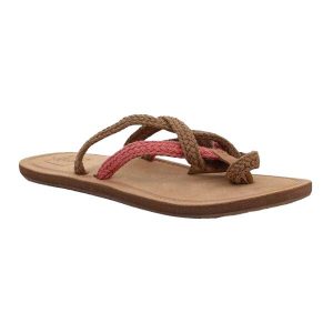 Sandały Damskie Gypsy. Brązowe buty trekkingowe Reef, bez zapięcia. Za 111,99 zł.