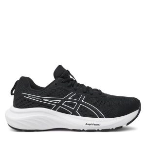 Buty do biegania Asics. Czarne buty sportowe ASICS, bez wzorów, bez zapięcia, do biegania. Za 259,99 zł.