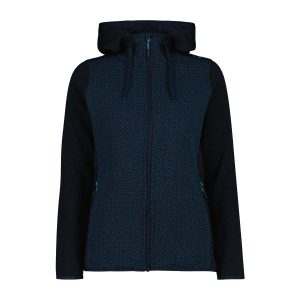 Bluza damska turystyczna CMP 35H5896. Niebieskie bluzy CMP, xs, bez wzorów, bez kaptura. Za 297,50 zł.