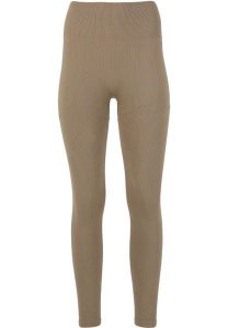 Damskie legginsy Athlecia Aideny. Brązowe legginsy ENDURANCE, bez wzorów, z nylonu. Za 148,50 zł.