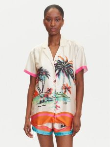 Maaji Koszula Citrus Island Meissa PT2516CLS005 Kolorowy Loose Fit. Koszule Maaji, l, bez wzorów, z syntetyku, bez kołnierzyka, bez ramiączek. Za 239,99 zł.