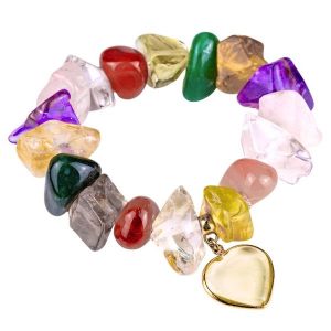 SAMBA Bransoletka kwarc serce. Czerwone bransoletki Samba Gems, z ametystem, metalowe. Za 338,00 zł.