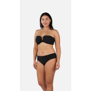 Damski top do kostiumu kąpielowego Barts Solid Bandeau. Czarne bikini Barts, bez wzorów. Za 241,50 zł.