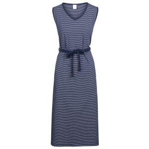 Trespass Loretta - Damska sukienka na co dzień w granatowe paski. Niebieskie sukienki Trespass, na co dzień, na lato, m, bez wzorów, sportowe, bez kołnierzyka, bez ramiączek, sportowe. Za 245,99 zł.