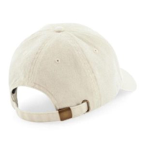 Czapka z daszkiem Beechfield Vintage. Białe czapki BEECHFIELD, bez wzorów, z materiału, vintage. Za 83,50 zł.