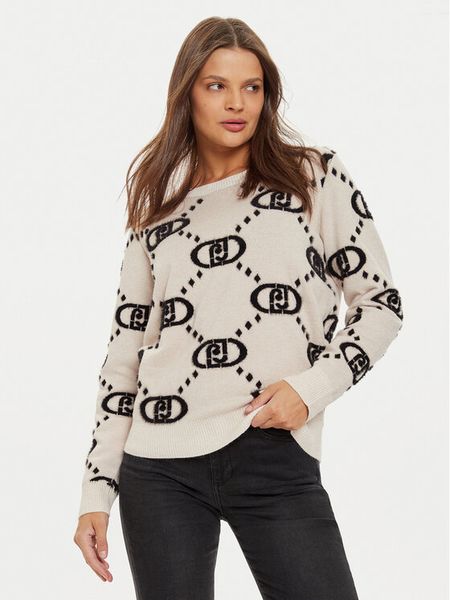 Liu Jo Sport Sweter TF4230 MA94O Różowy Regular Fit. Czerwone swetry klasyczne Liu Jo Sport, xxl, z syntetyku, bez kołnierzyka. Za 579,99 zł.