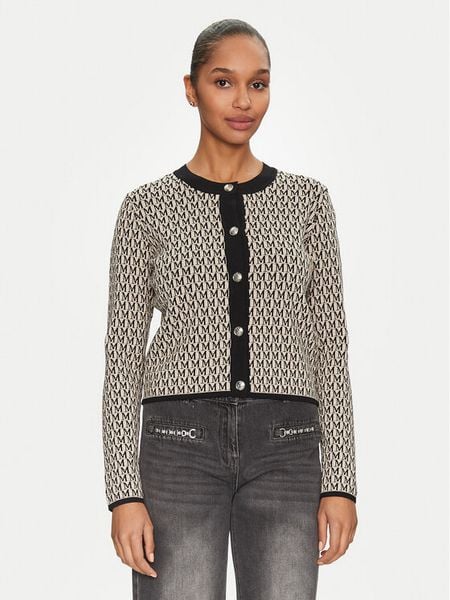 Morgan Kardigan 251-MESTA Czarny Regular Fit. Czarne kardigany Morgan, z syntetyku. Za 179,99 zł.