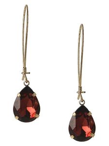 Otazu Pozłacane kolczyki z kryształami Swarovski rozmiar: onesize. Brązowe kolczyki Otazu, z kryształem, pozłacane. Za 100,99 zł.