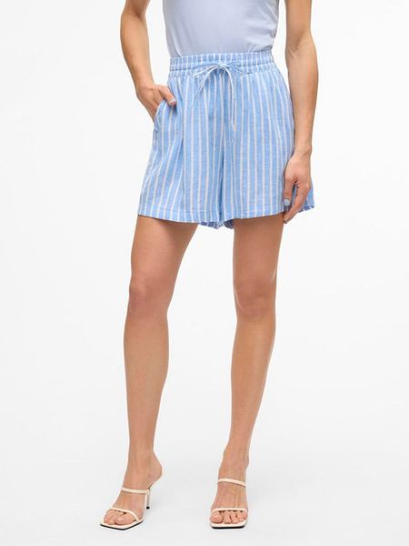Vero Moda Szorty w kolorze błękitnym rozmiar: XS. Niebieskie szorty Vero Moda, bez wzorów. Za 41,79 zł.