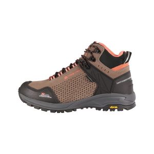 Buty trekkingowe damskie Alpine Pro Erahe Vibram. Brązowe buty trekkingowe Alpine Pro, bez zapięcia. Za 499,00 zł.