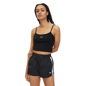 Koszulka damska FILA Loni Cropped Spaghetti. Białe koszulki sportowe Fila, bez wzorów, bez ramiączek. Za 85,99 zł.