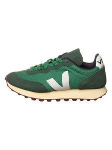 Veja Sneakersy "Rio Branco" w kolorze zielono-białym rozmiar: 36. Białe trampki Veja, bez wzorów, z materiału, bez zapięcia. Za 325,03 zł.