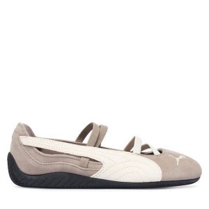 Baleriny Puma. Szare balerinki Puma, bez wzorów, bez obcasa, bez zapięcia. Za 399,99 zł.