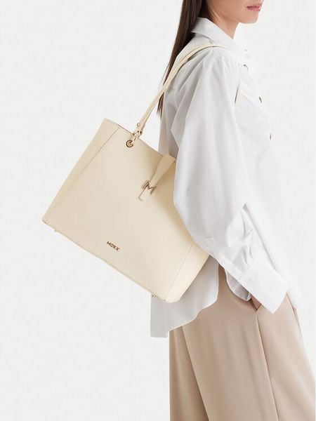 MEXX Torebka CEO-MEXX-B-005-09 Écru. Shopper bag Mexx, bez wzorów, z materiału, bez dodatków. Za 219,99 zł.