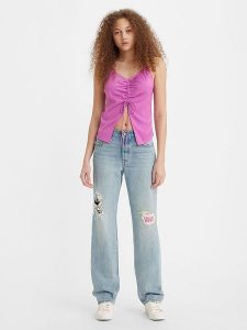 Levi´s Dżinsy "501®" - Comfort fit - w kolorze błękitnym rozmiar: W29/L32. Niebieskie jeansy z aplikacjami, z bawełny. Za 197,63 zł.