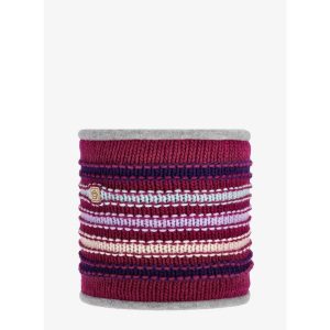 Komin na szyję E9 Tubo Stripe 2.2 - sangria. Czerwone szaliki E9, bez wzorów. Za 130,99 zł.