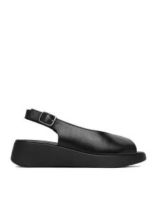 Lasocki Sandały CEO-RST-TILIA-01 Czarny. Czarne sandały Lasocki, bez wzorów, ze skóry, bez obcasa, na płaskiej podeszwie, bez zapięcia. Za 169,99 zł.