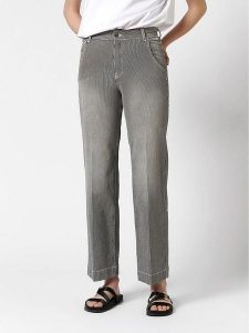 Rosner Dżinsy - Wide Leg fit - w kolorze szarym rozmiar: W46/L32. Szare jeansy Rosner, bez wzorów. Za 208,99 zł.